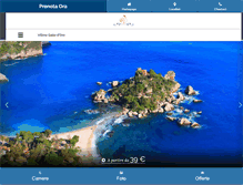 Tablet Screenshot of hotelgallodoro.it
